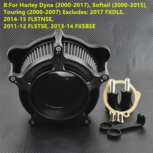 Kit filtre à air complet pour Harley-Davidson Sportster, Dyna, Softail, Touring – photo 13/14