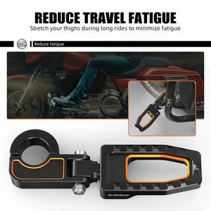 Repose-pieds pare-carter NICECNC pour Harley-Davidson Street Glide FLHX et Road King FLHR – photo 5/9