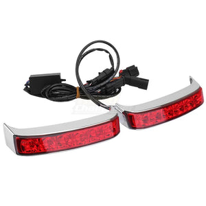 Feux LED de sacoches, stop et clignotant, pour Harley Touring Electra Glide Street Glide - vue 2