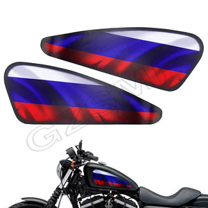 Autocollant décoratif drapeau sur réservoir de Harley Sportster - vue 13