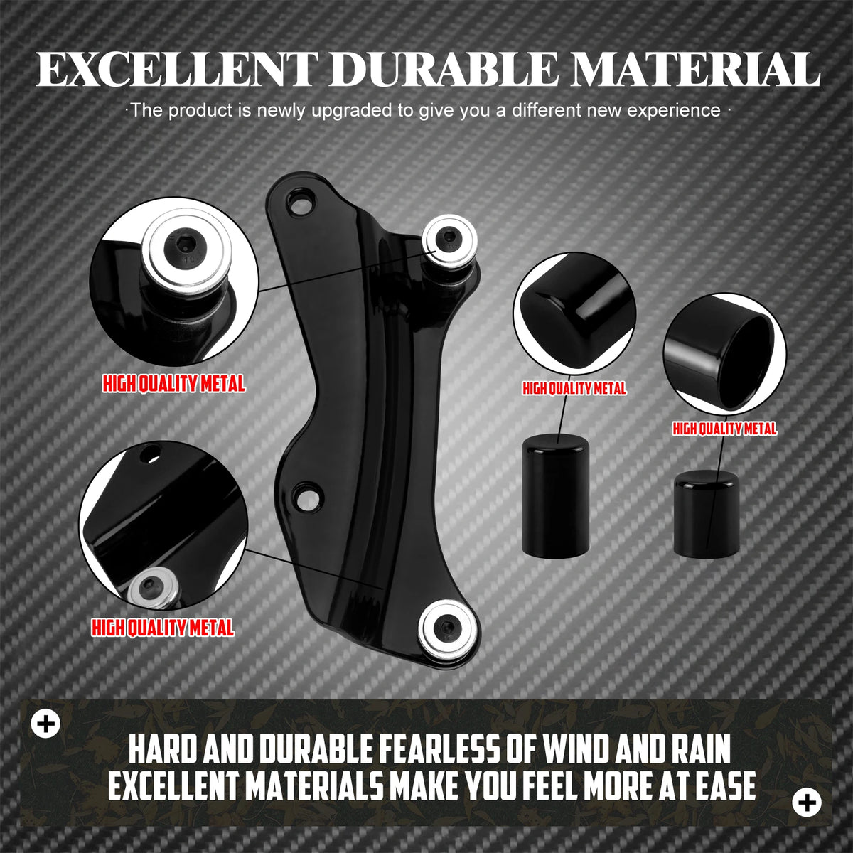 Kit de quincaillerie de fixation 4 points pour top case Harley-Davidson - vue 2