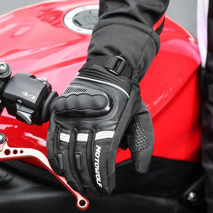 Gants moto hiver chauds MOTOWOLF - vue - vue 4