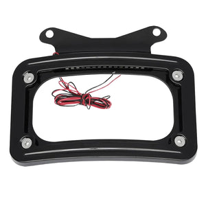 Cadre de plaque avec éclairage LED pour Harley Street Glide Road Glide - vue 5
