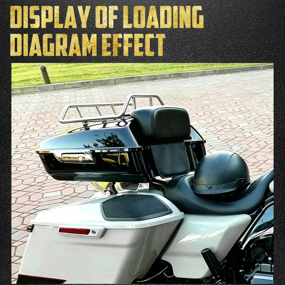 Kit Top Case Razor 7,5\" avec Dossier, Support et Fixation Rapide - Harley-Davidson Touring 2014-2025 – photo 2/12