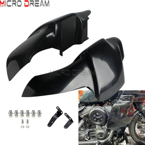 Carénage bas ventilé noir pour Harley Softail - vue 1