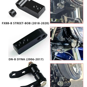 Kit de déport de phare pour Harley Sportster Dyna - vue 2