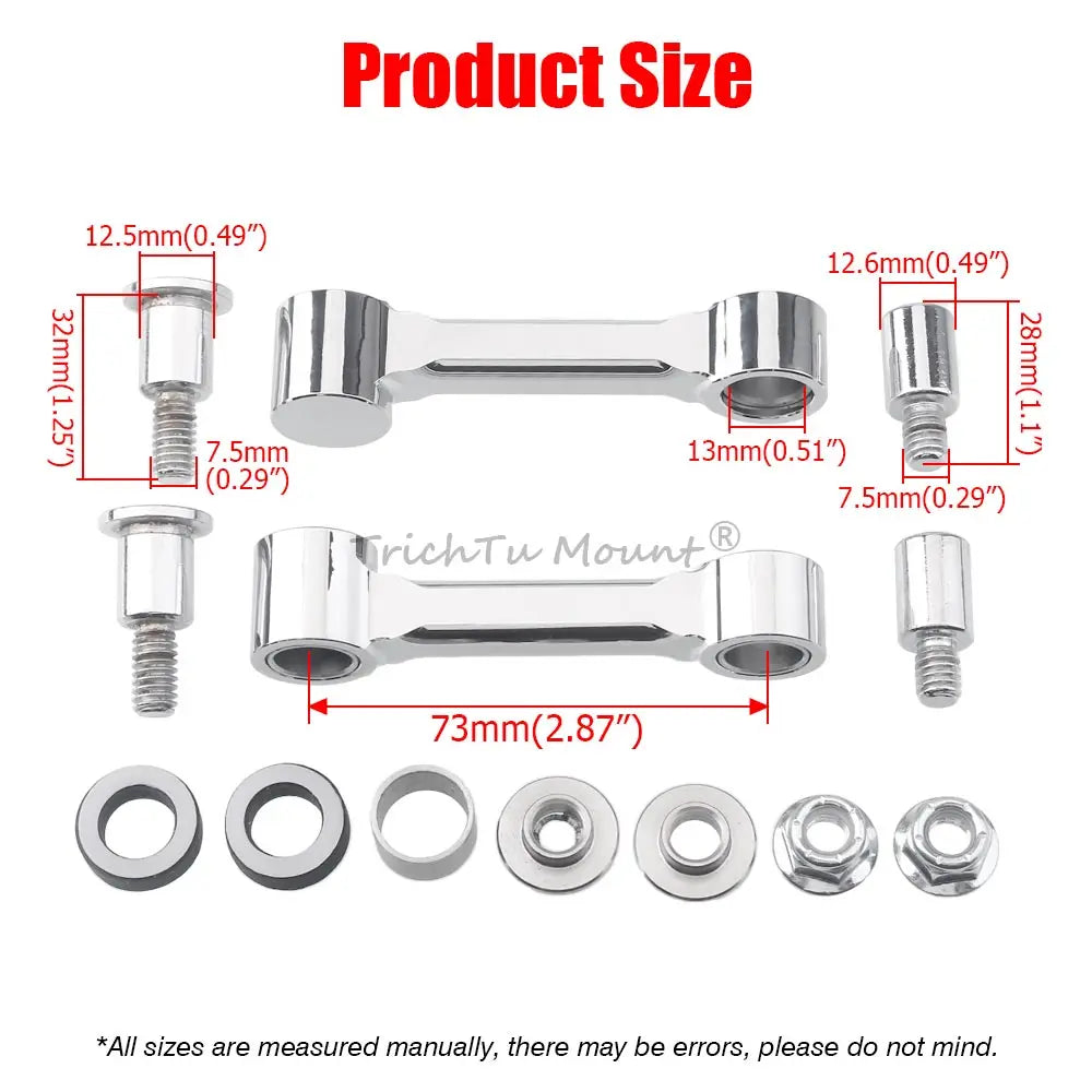 Support de fixation de garde-boue avant avec visserie pour Harley-Davidson Softail Springer FXSTS
