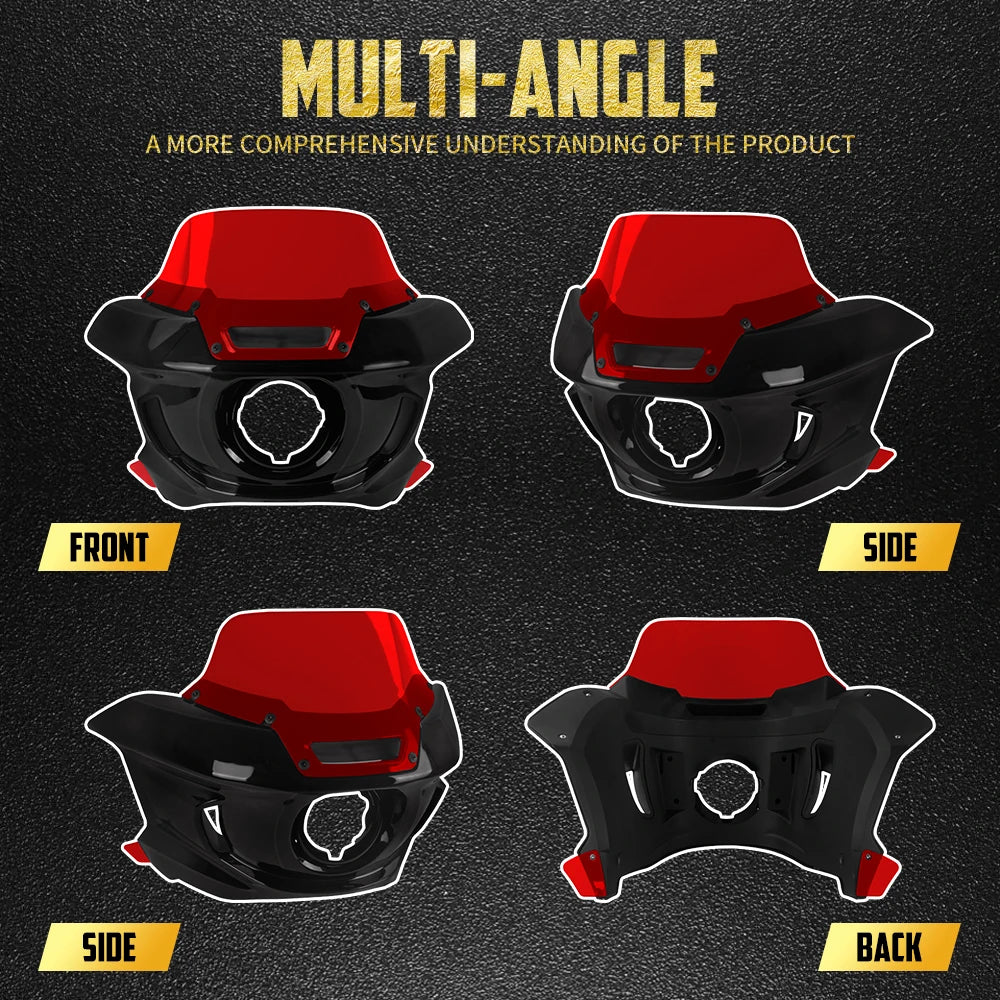 Kit de Carénage Phare avec Pare-Brise - Harley-Davidson Dyna 2006-2017 – photo 2/11