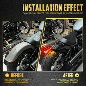 Garde-Boue Arrière avec Selle Solo Conducteur - Harley-Davidson Softail 2018-2025 – photo 3/10