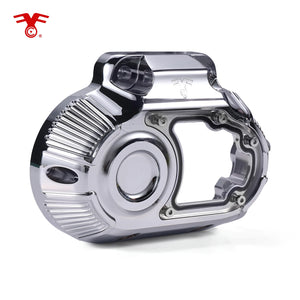 Cache latéral de boîte de vitesse à hublot pour Harley Touring Dyna Softail - vue 2