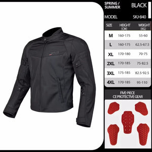 Blouson moto homme mesh respirant avec protections - vue - vue 9