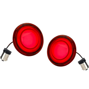 Inserts de clignotants LED à halo pour Harley Touring Softail Dyna - vue 8