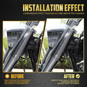 Supports avant d'arrimage (tie down) - Harley Softail 2000-2024, Breakout, Fat Boy, Standard, Slim FLFB, FXBB – photo 2/8