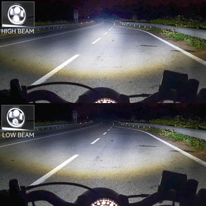 Phare LED 5,75" à anneau lumineux pour Harley - vue 3