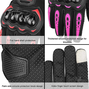 Gants moto mesh gris compatibles écran tactile - vue de face - vue 6