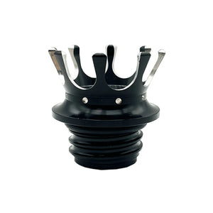 Bouchon de réservoir style couronne en aluminium pour moto Harley-Davidson - vue 6
