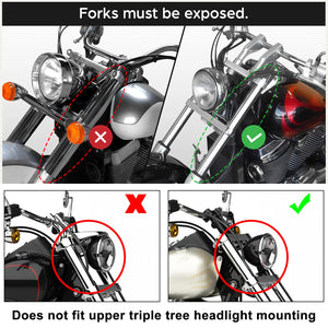 Carénage avant batwing noir avec pare-brise pour moto - vue 2
