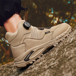 Bottines motard cuir - vue 5