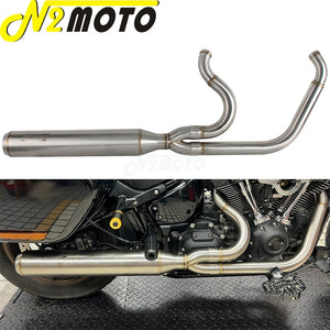 Ligne d'échappement 2-en-1 pour Harley Softail Low Rider ST - vue 7