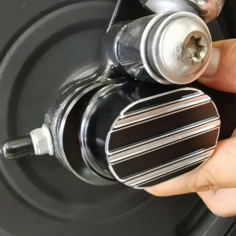 Caches d'écrou d'axe arrière pour Harley Sportster - vue 2