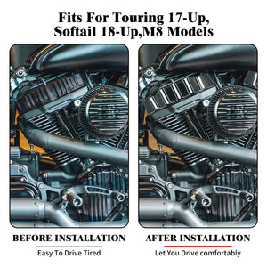 Paire de caches culbuteurs en aluminium pour Harley-Davidson moteur M8 - vue 2