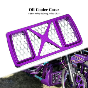 Grille de Protection Radiateur d'Huile en Aluminium CNC - Harley-Davidson Touring FLHTK 2023.5-2025 – photo 11/11