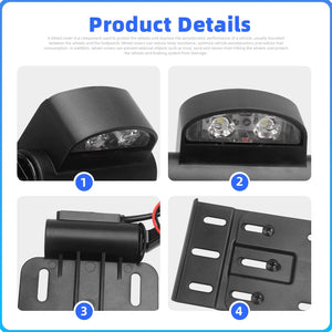 Support de plaque latéral LED pour Harley Sportster - vue 5