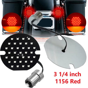 Clignotant LED plat rond 3 1/4 pouces pour Harley-Davidson - vue 9