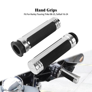 Poignées de guidon électroniques chromées en aluminium pour moto Harley-Davidson - vue 8