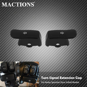 Capuchons d'Extension de Bouton Clignotant - Harley-Davidson Sportster, Dyna et Softail – photo 1/8