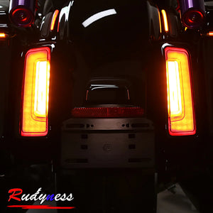 Feu arrière LED fumé avec clignotant ambre pour Harley-Davidson Touring - vue 4