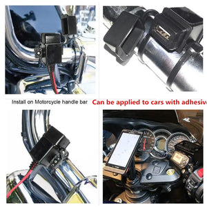 Adaptateur chargeur USB étanche SAE 12V pour moto - vue 6