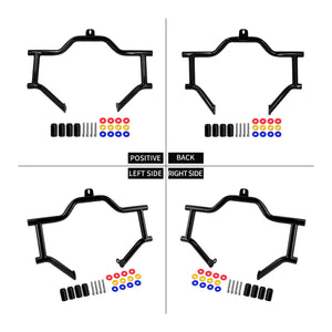 Barre de protection avant (engine guard / crash bar) avec rondelles pour Harley-Davidson Touring 2009-2024 – photo 5/6