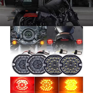 Inserts de clignotants LED pour Harley Road King Electra Glide - vue 4