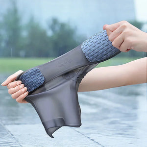 Couvre-bottes de pluie antidérapants avec pochette de rangement - vue 3