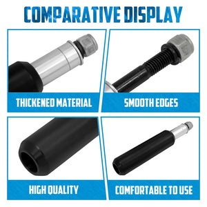 Slider de cadre noir pour Harley Sportster fixé sur amortisseur - vue 5