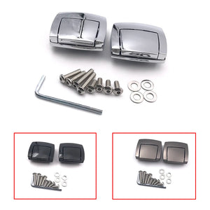 Serrures de Top Case Chromées pour Harley Touring 1980-2013 – photo 1/6