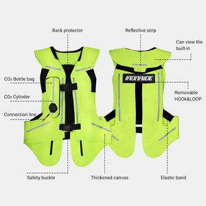 Gilet airbag moto racing - vue de face - vue 4