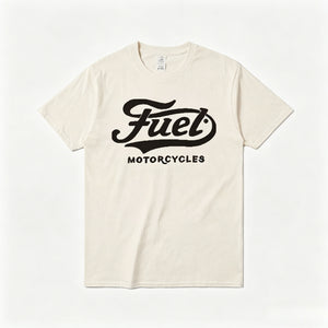 T-shirt Coton Imprimé Étiquette Essence Moto - vue 2