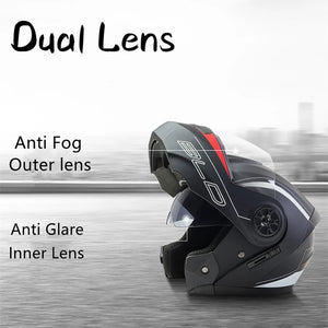 Casque moto modulable Bluetooth - vue produit - vue 2