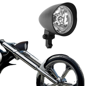 Phare moto visor 4,5 pouces à ampoule H4 ou LED pour chopper et bobber - vue 7