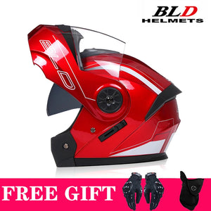 Casque moto modulable rétro double écran - vue - vue 1