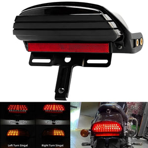 Feu arrière tri-bar LED pour Harley Softail - vue 1