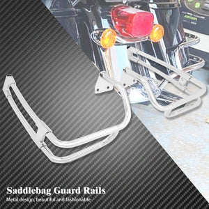Support de rail chromé sur le couvercle d'un top case King de Harley-Davidson Touring - vue 8