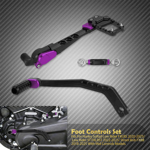 Kit de commandes centrales (mid control) avec repose-pieds - Harley Softail Low Rider 2020-2025, FXBB, Street Bob – photo 8/10
