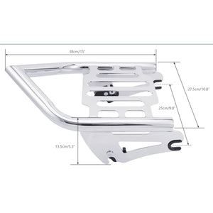 Kit poignée de maintien arrière et porte-bagages HCMT pour Harley Touring - vue 4