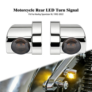 Mini clignotant arrière LED ambré pour Harley-Davidson Sportster - vue 15