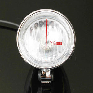 Phares additionnels bullet 4 pouces pour Harley custom - vue 4