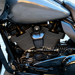 Cache de klaxon carbone pour Harley Touring Trike - vue 3