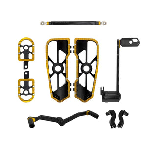 Kit de repose-pieds et levier de vitesse coloré pour Harley-Davidson Touring - vue 13